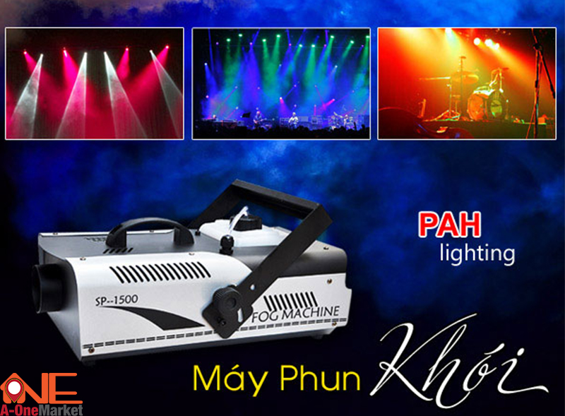 Máy phun khói giúp sân khấu thêm phần lung linh, huyền ảo