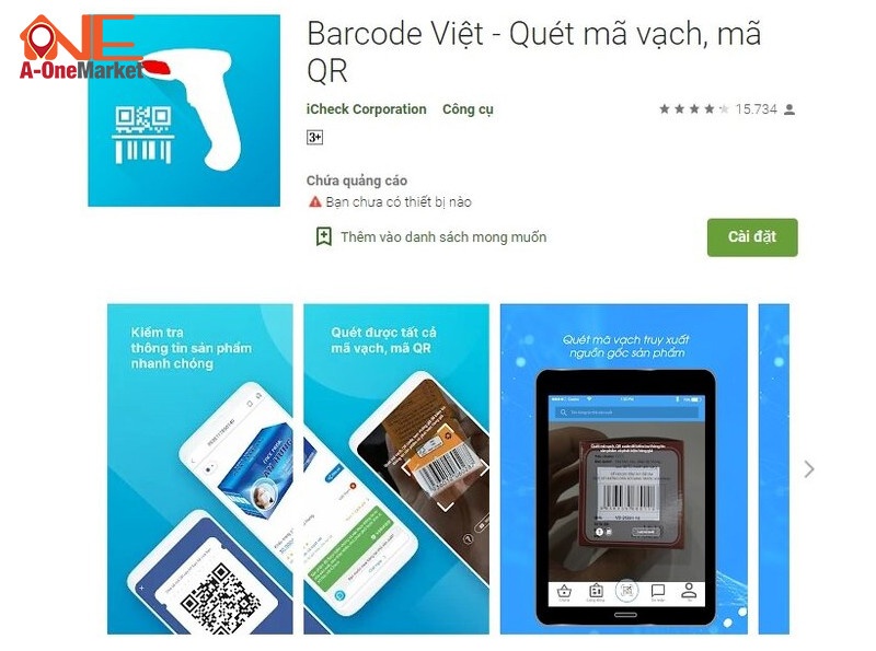  Phần mềm quét mã vạch Barcode Việt