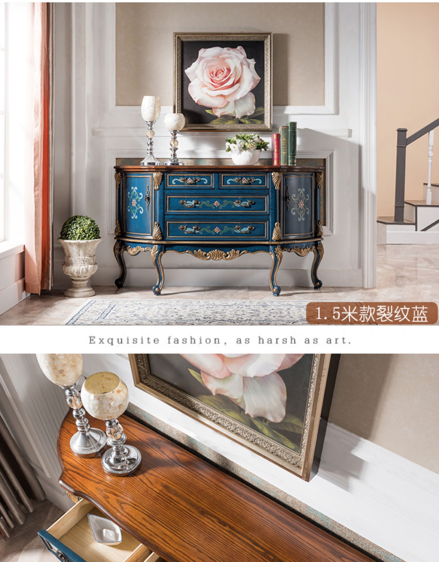 Tủ trưng bày hình bán nguyệt kiểu Pháp TTBN n20