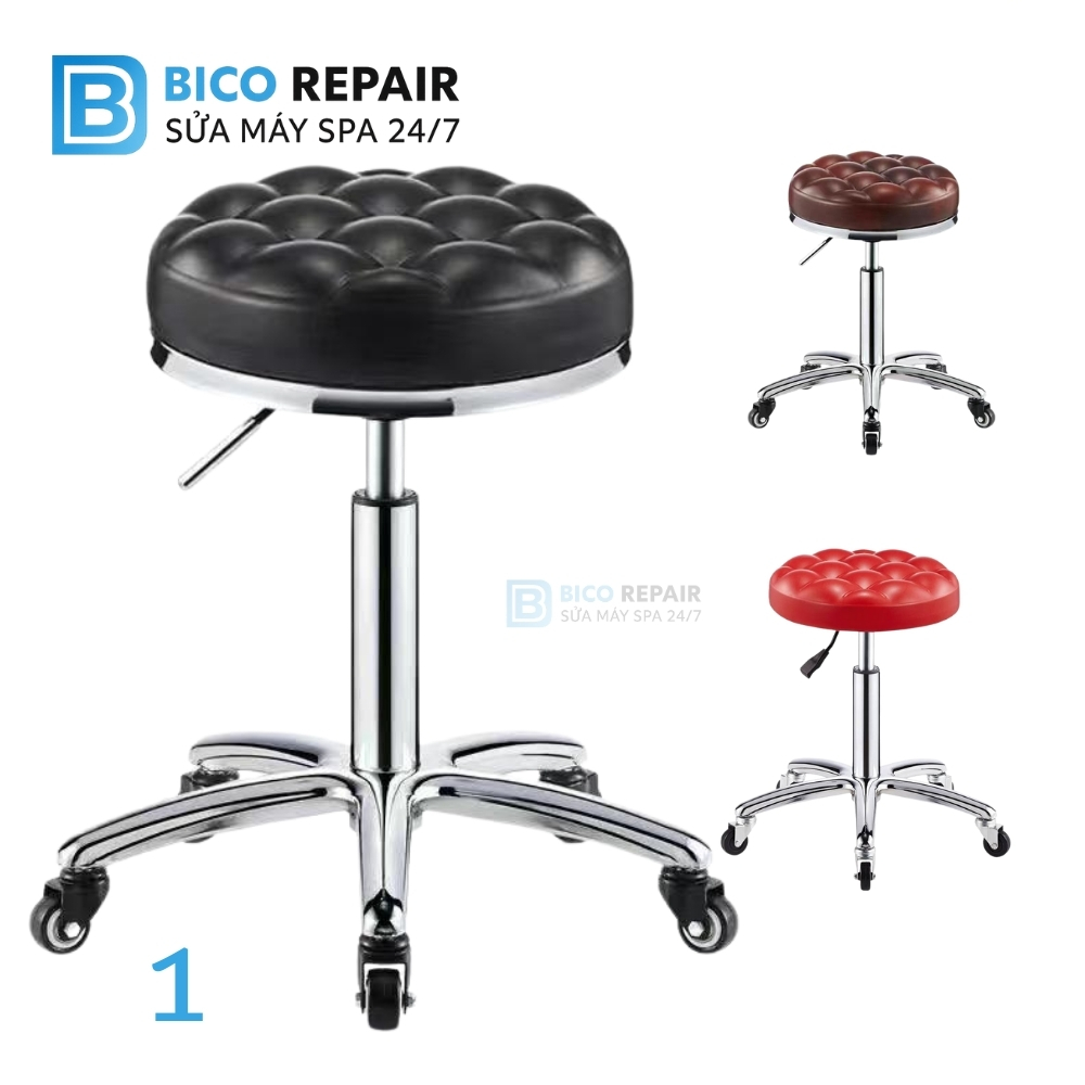 Ghế Xoay Spa Không Tựa Lưng