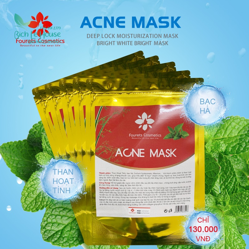 Mặt nạ dành cho da mụn Acne Mask Fourets Cosmetics