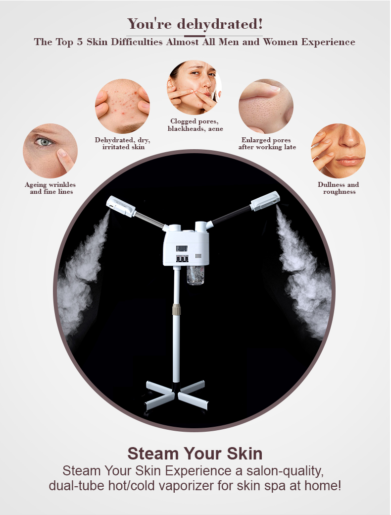 5 Công dụng chính của máy xông hơi mặt spa