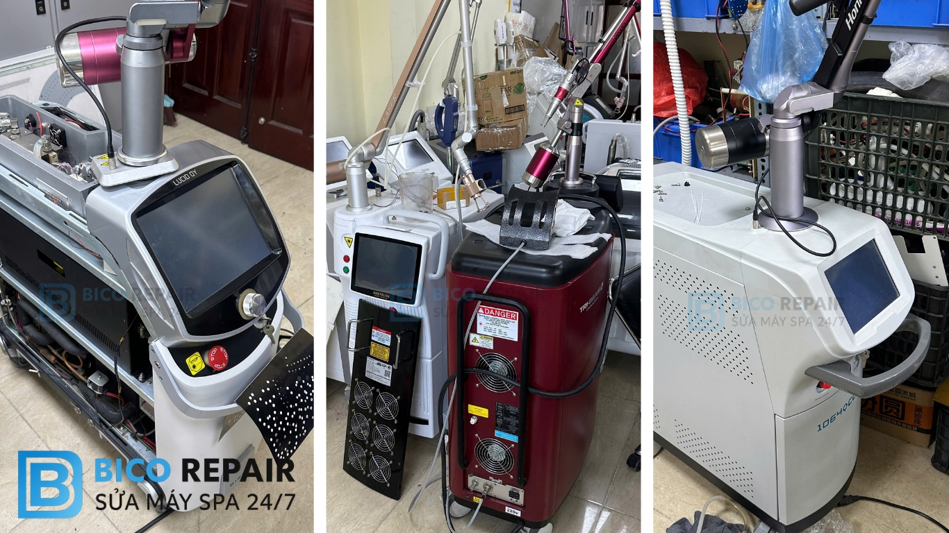 Một số dòng máy laser PICO , laser trục khửu sửa chữa bảo dương tại BICO REPAIR