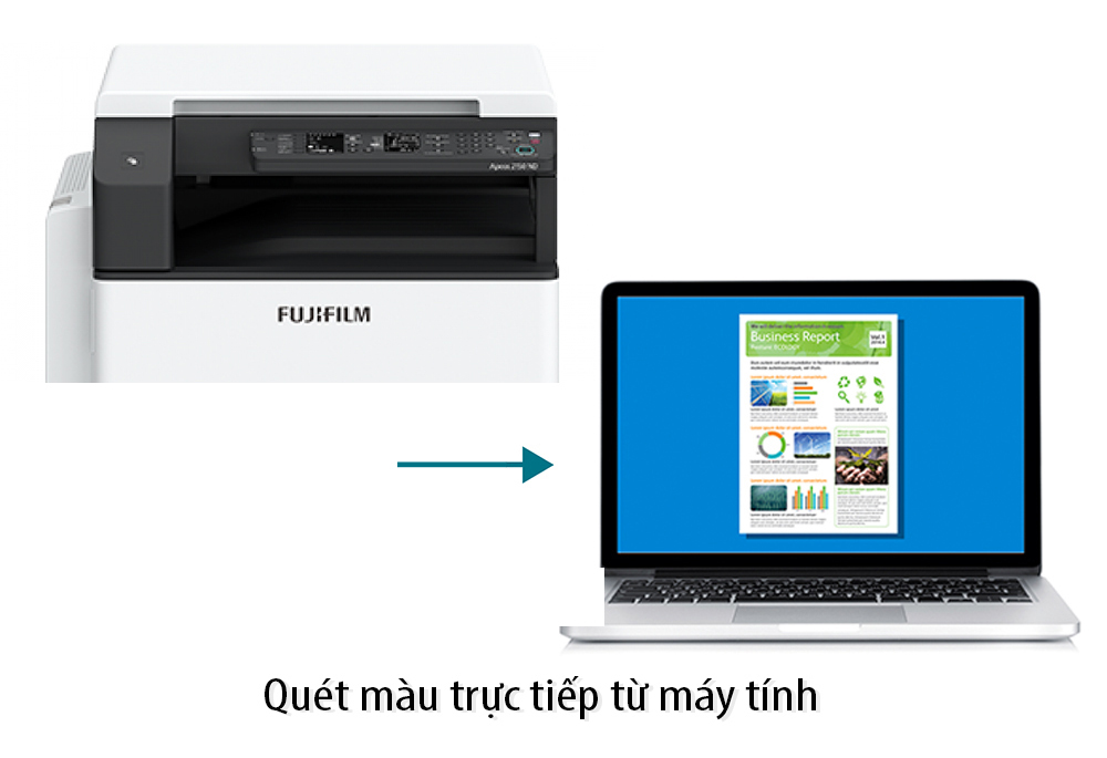 Máy in A3 đảo mặt FujiFilm Apeos 2150ND đa chức năng