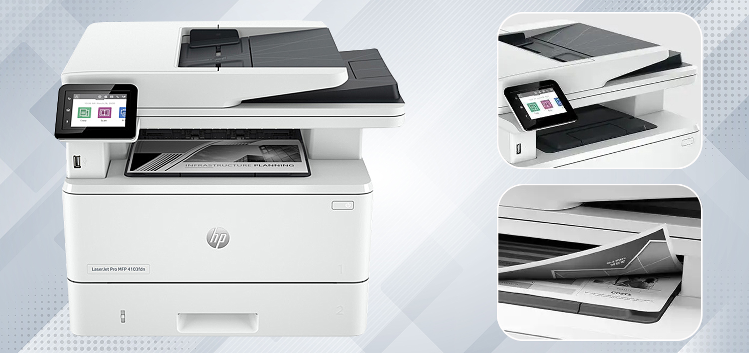 Máy in đa chức năng Laser đen trắng HP MFP 4103FDN
