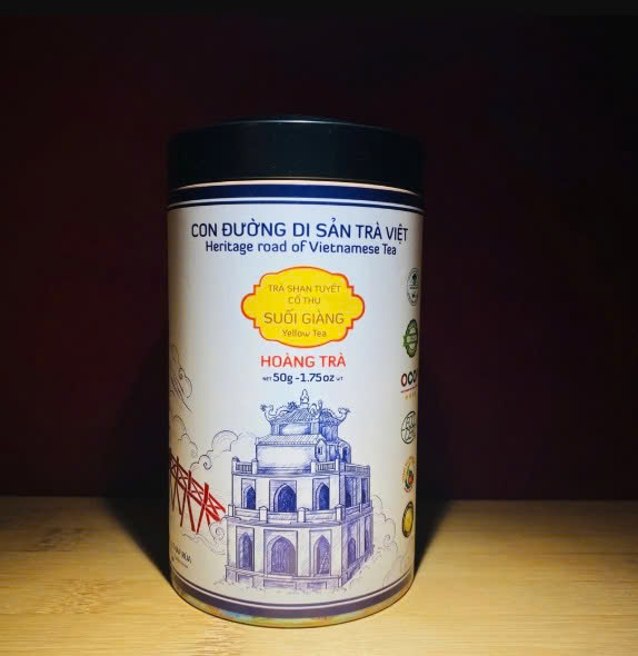 Trà Du Lịch Hà Nội - Hoàng trà Shan tuyết cổ thụ 50g