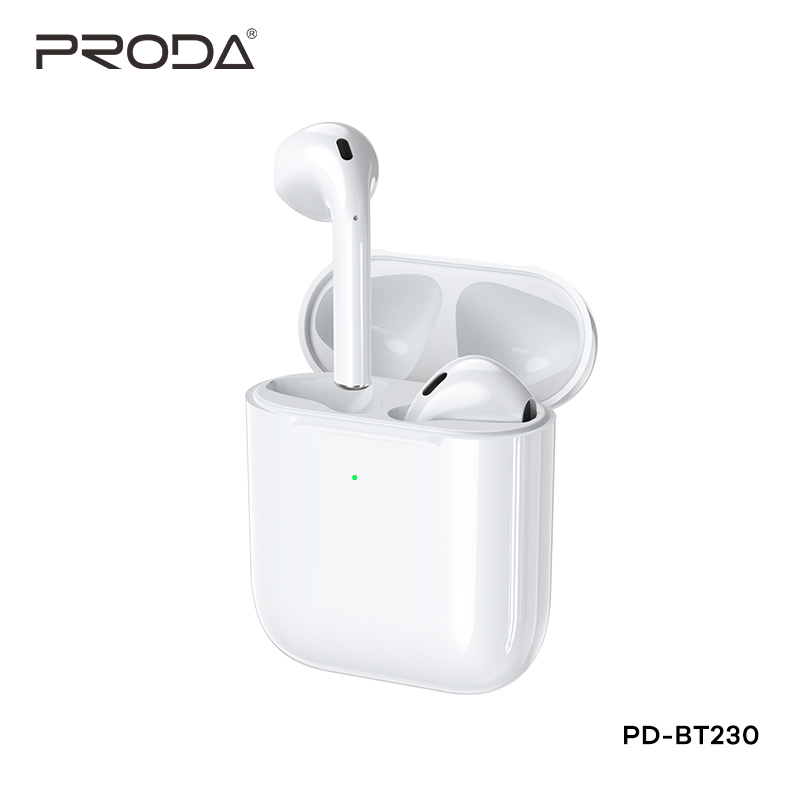Tai nghe Bluetooth REMAX Proda PD-BT230 Airpods True Wireless kiểu dáng airpods 2 chính hãng [BH 1 năm]
