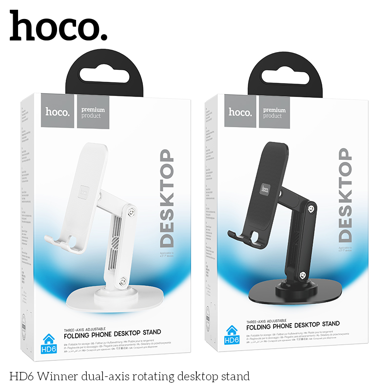 Giá đỡ điện thoại để bàn HOCO HD6 chính hãng [BH 1 Năm]