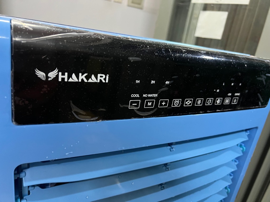 Quạt điều hòa hơi nước HAKARI CC80 / HK80 nút cảm ứng có remote điều khiển dung tích 60L [BH 1 năm]
