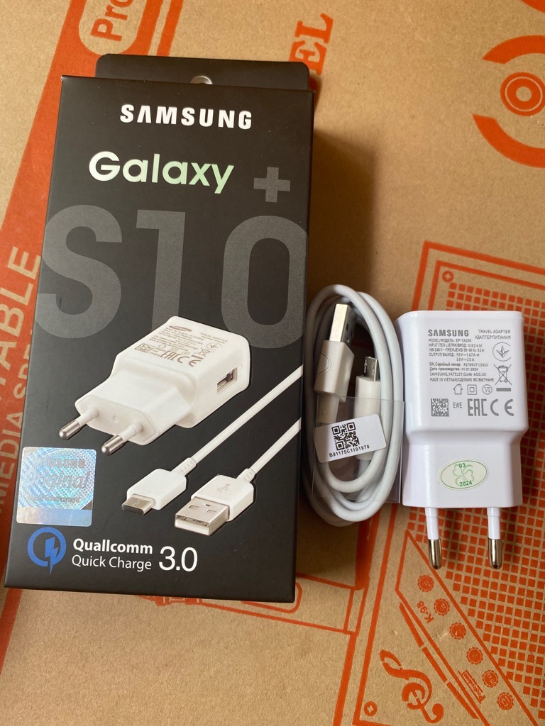 Bộ sạc nhanh Samsung Galaxy S10+ CHUI MICRO G9 zin (Cáp 2A, cóc 1 cổng USB)  [BH: 6 tháng]