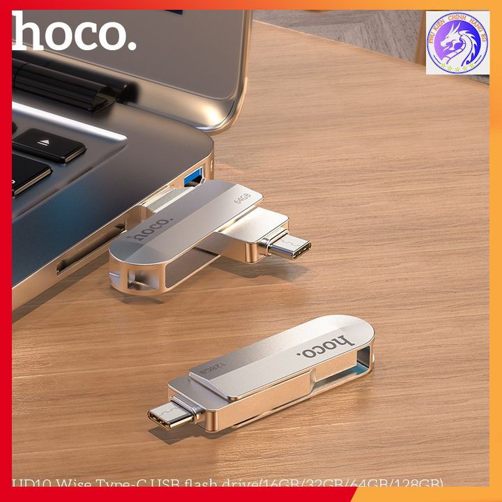 Usb 3.0 64Gb HOCO UD10 (xoay 2 đầu Type C vs USB) chính hãng [BH 1 năm]