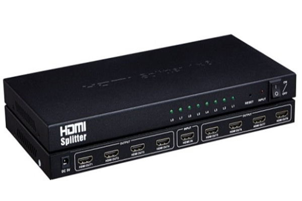 Bộ chia HDMI 1 ra 8 Full HD 1080P chuẩn 2K 4K tín hiệu cực tốt [BH: 3 tháng]