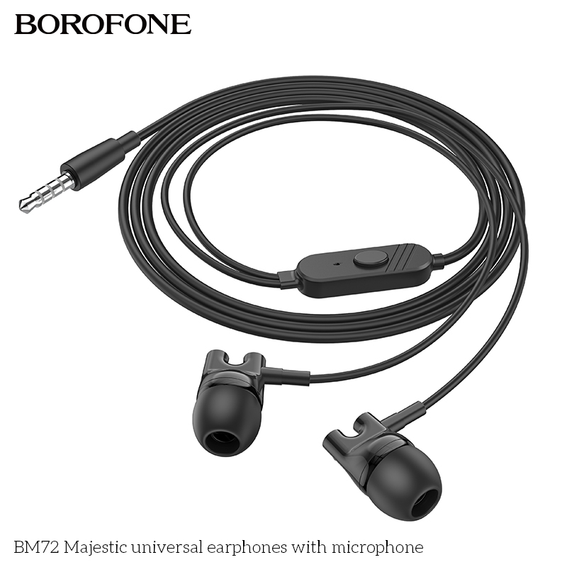 Tai nghe có dây 3.5 Borofone BM72 chính hãng [BH 1 NĂM]