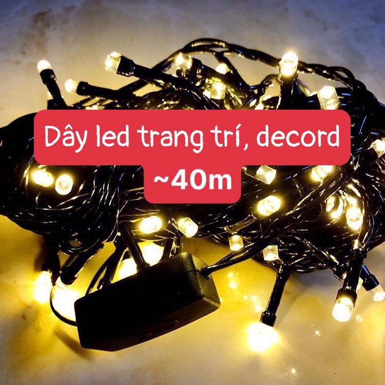 Dây đèn led chớp tắt trang trí Noel, decord phòng, cửa hàng siêu đẹp [BH: 1 TUẦN]