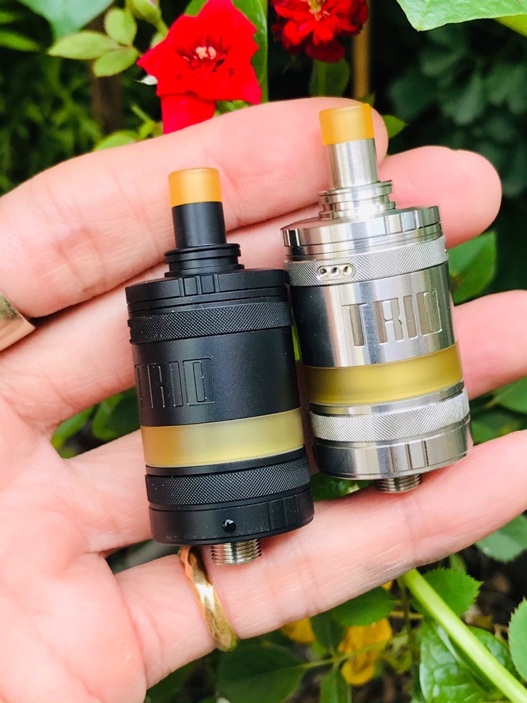 Tank vape ZQ TRI.O RTA – Đa chức năng với 3 lỗ gió độc lập (Authentic) -Khách tự Build Coil dùng được Saltnic và Freebase {Nguyên Seal- Không Bảo Hành/ Không Đổi Trả}