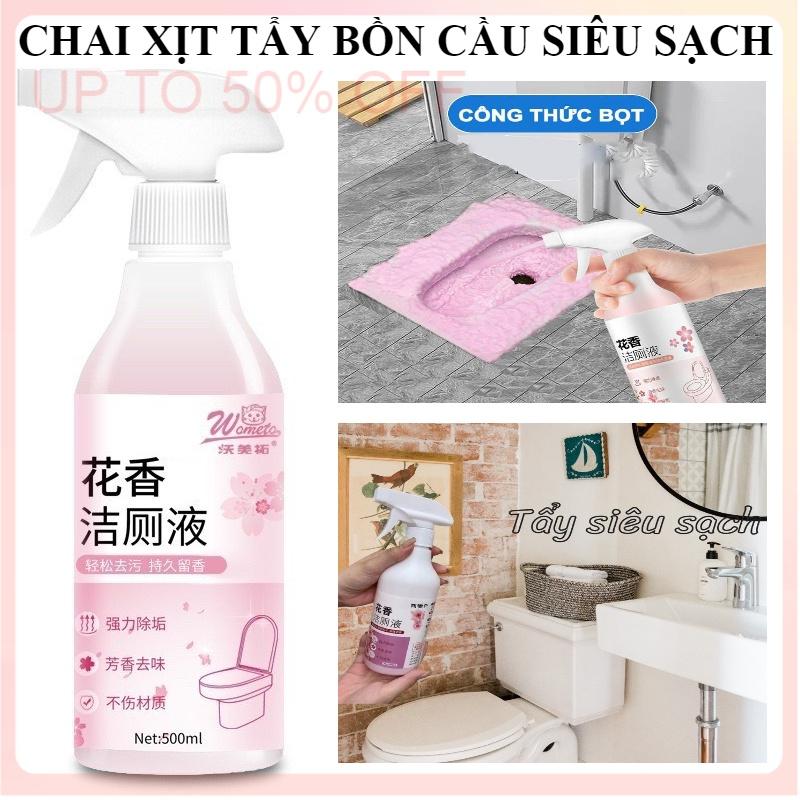 Xịt tẩy rửa nhà vệ sinh dạng bọt hương hoa anh đào