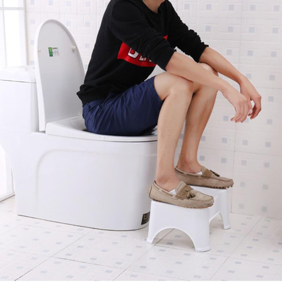 Ghế kê chân toilet chống táo bón chống mỏi nhựa cao cấp