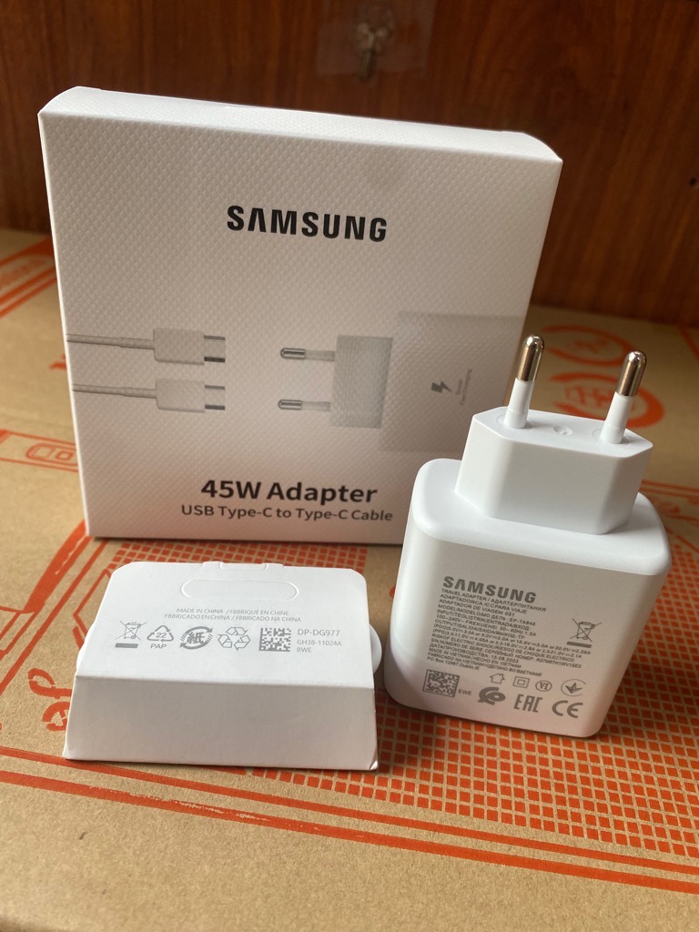 Bộ sạc nhanh 45w Samsung type c -45W ADAPTER- rẻ (Cóc R37 45w kèm cáp 2 đầu type c) [BH: 3 Tháng]