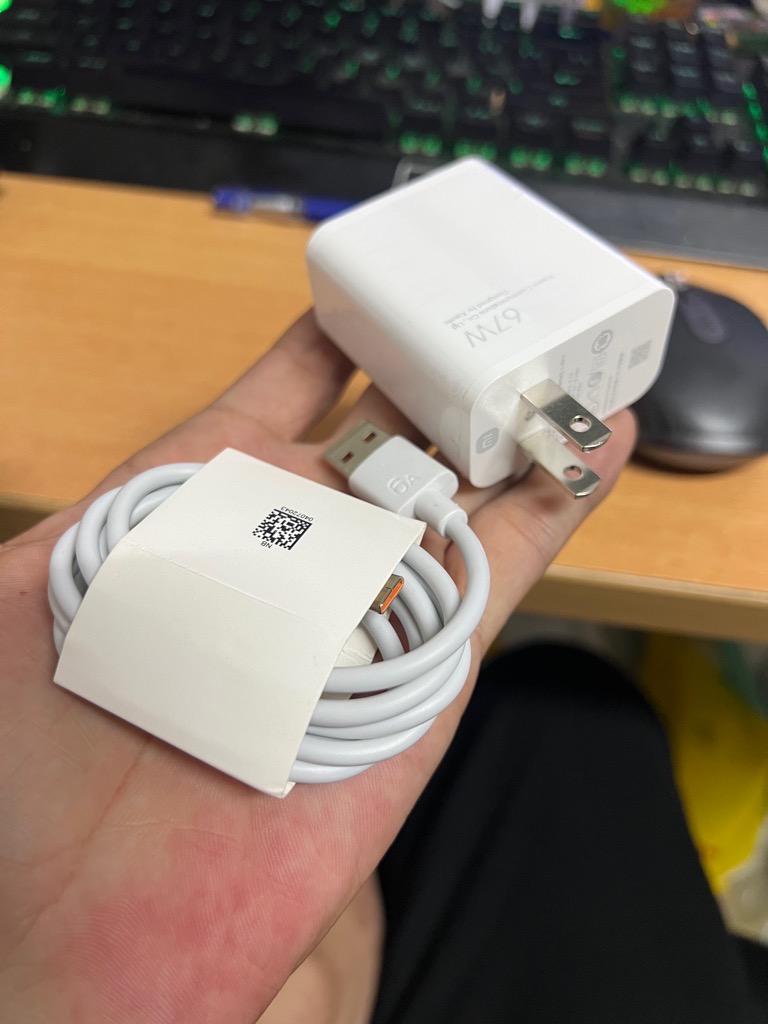 Bộ sạc nhanh 67w Xiaomi RENO 8Z kèm cáp usb ra Type-C Miturbo G6 / G7 full box [BH 6 tháng] b205-12946-2l1-1024