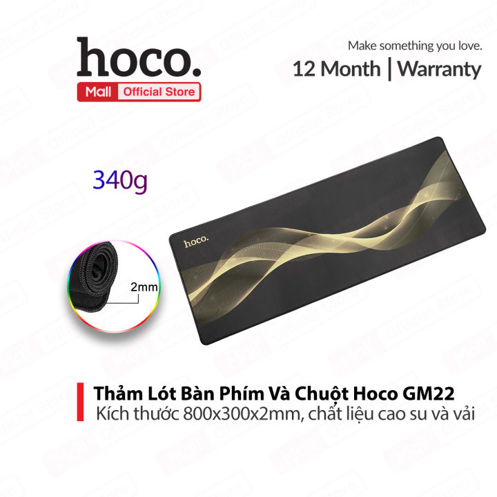 Miếng lót chuột Hoco Gm22 tấm 80cm*30cm chính hãng