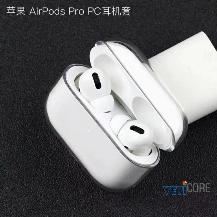 Hộp đựng tai nghe Pro3 Airpods 1:1 trong suốt xịn có móc treo gắn chìa khóa (túi case ốp đựng bảo vệ chống trày)