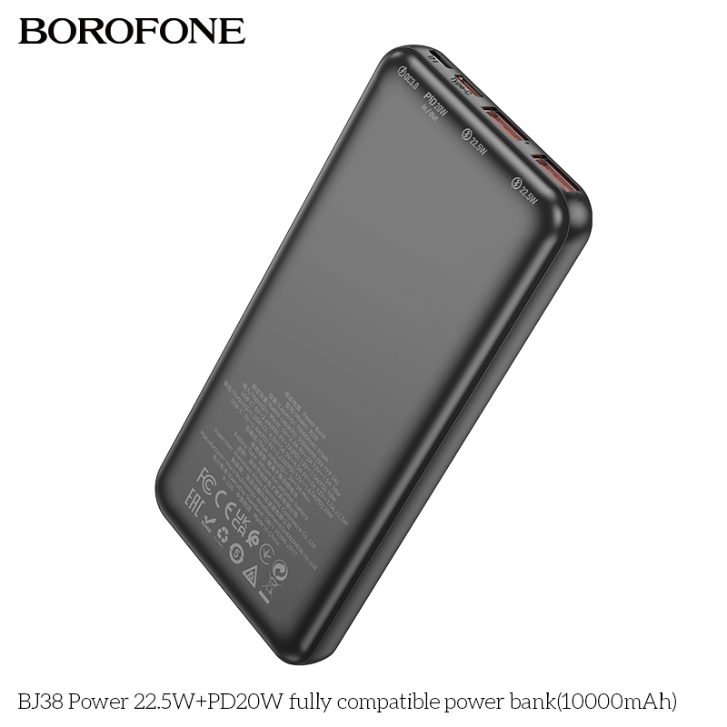 Pin sạc nhanh 22.5W Borofone BJ38 10.000mAh dự phòng chính hãng [BH 1 NĂM]