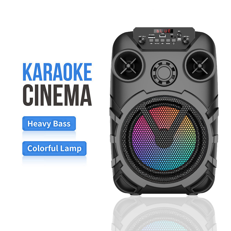 Loa bluetooth karaoke ZQS-8122 8 inch kèm 1 micro không dây [BH 6 tháng]