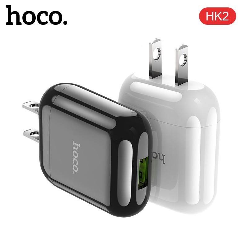 Bộ Sạc Nhanh 3.4A iPhone HOCO HK2 usb ra iphone lightning Chính Hãng [BH 1 năm]