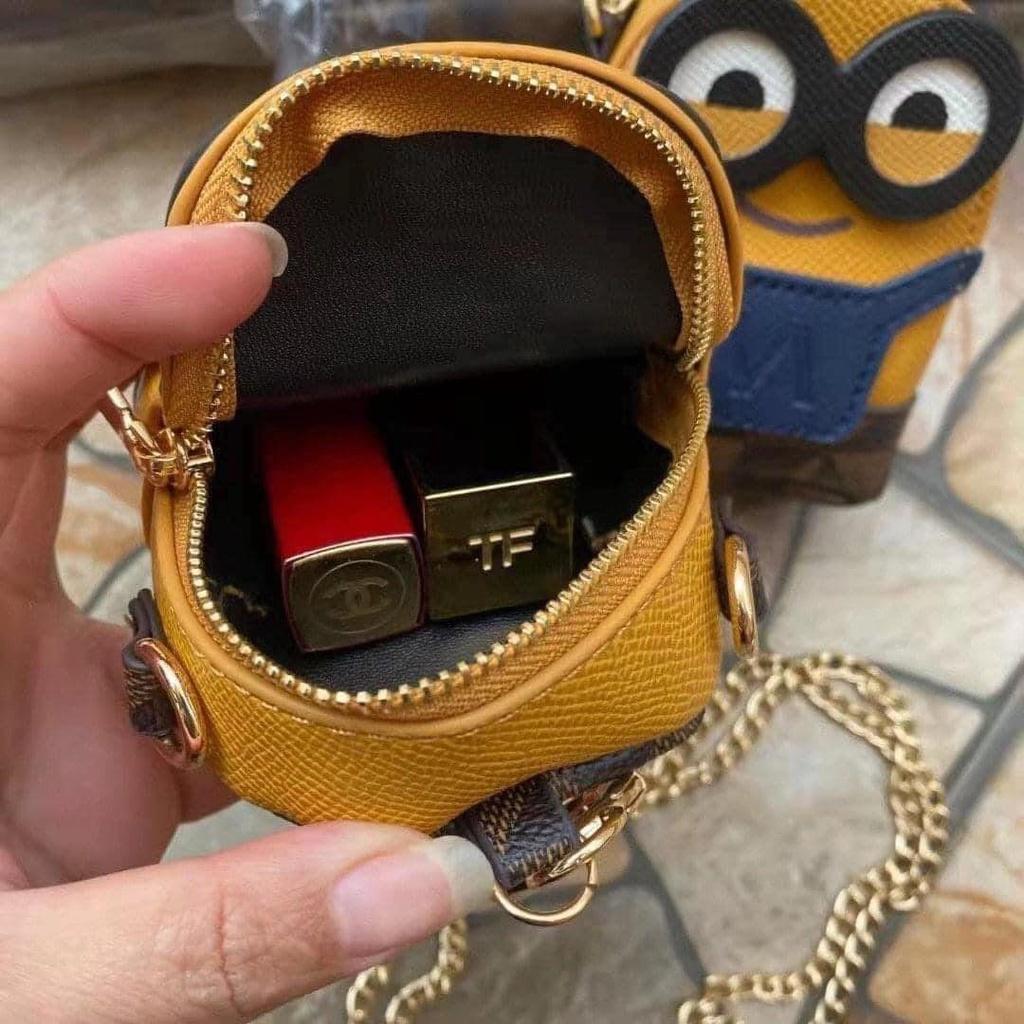 Túi đeo chéo mini ví mini đựng tiền hình Minion cute ngộ nghĩnh dễ thương [BH: NONE]