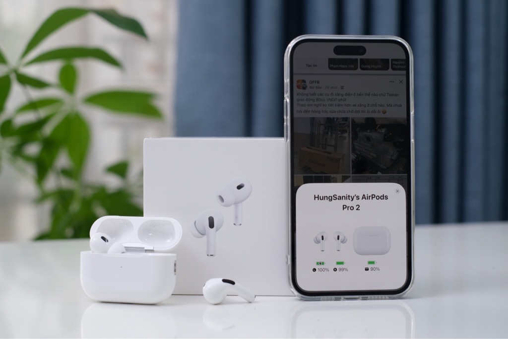 Tai nghe bluetooth Airpods Pro2 logo Tiger Hổ Vằn Rep 1.1 mẫu mới loại 1 siêu hay [BH 3 Tháng]