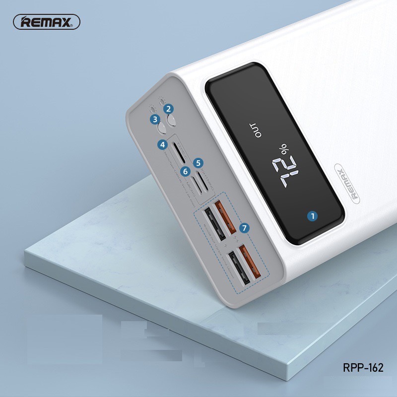 Pin sạc dự phòng Remax Rpp-162 50.000mAh chính hãng [BH 6 tháng]