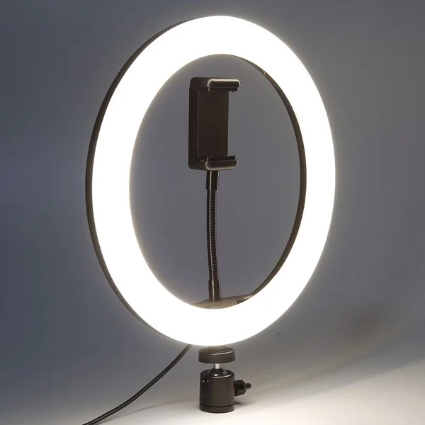 Đèn led livestream led ring BD-330 30cm loại 1 siêu sáng có KÈM CHÂN 3 chân đứng 2.1m (giá đỡ điện thoại) [BH: 1 tuần]