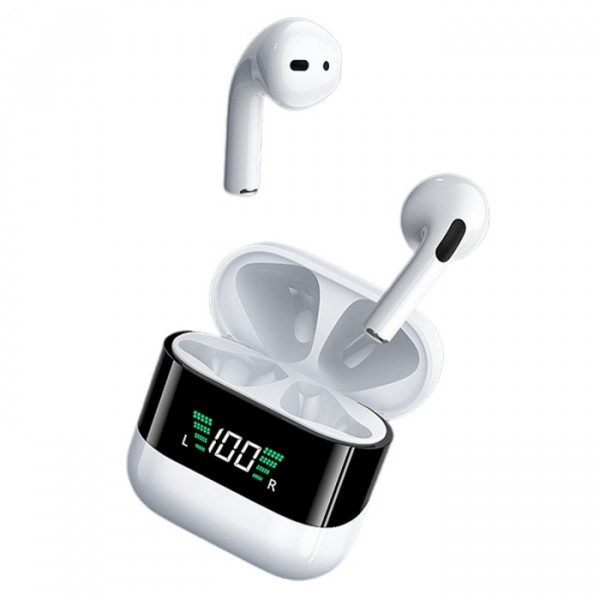 Tai nghe bluetooth REMAX TWS-10 PLUS 5.0 kiểu dáng Airpods có LCD True Wireless chính hãng [BH 1 năm]