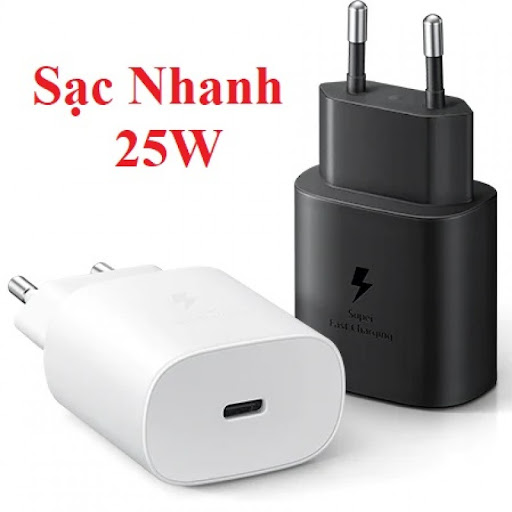 Cóc sạc nhanh 25w Zin Samsung S10 Plus / Note 10 1 cổng Type C G8 (đen / trắng) [BH 6 tháng]