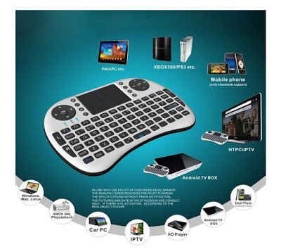 Bàn phím kiêm chuột không dây UKB 500 {KO CÓ LED} Mini Keyboard remote tivi [BH 1 tháng]