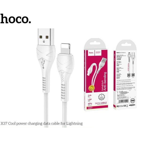 Cáp sạc Hoco X37 usb ra iphone lightning 1M 3A chính hãng [BH: 1 năm] / pktn sale