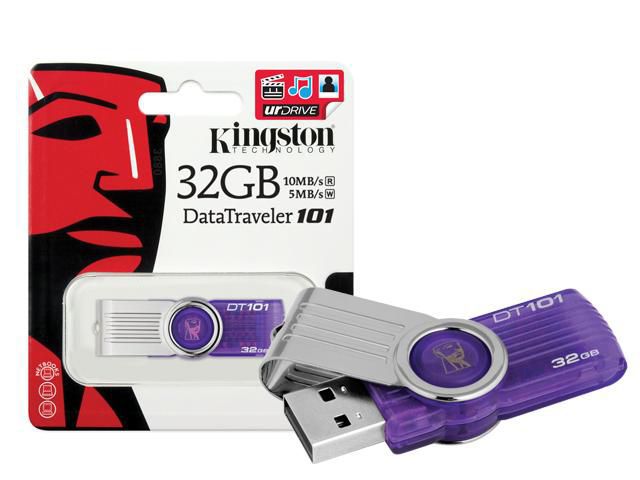 USB 32Gb KINGSTON DT101 NHỰA 2.0 [BH 1 năm]