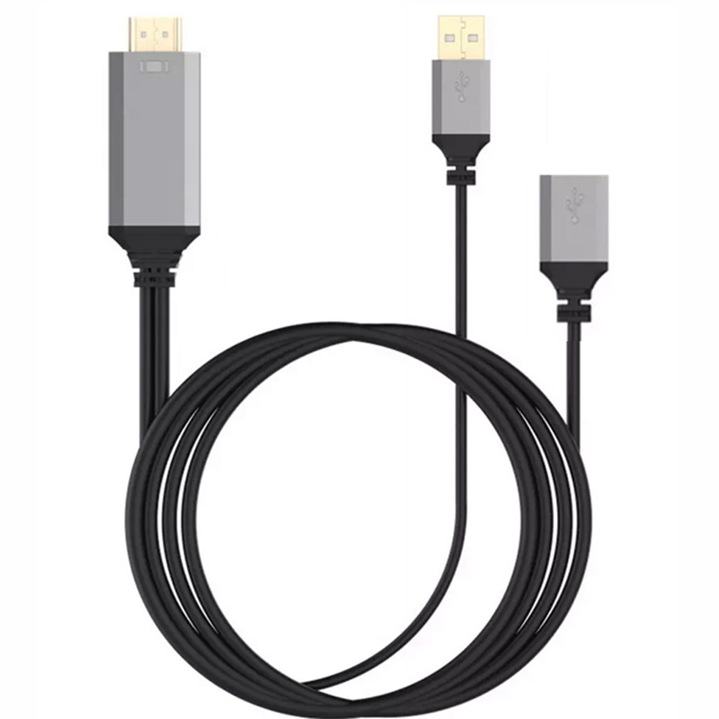 Cáp chuyển HDMI Đa Năng DÂY ĐỎ cổng USB cho các dòng Iphone Type C Micro HDTV Cable Plug And Play [BH 3 Tháng]