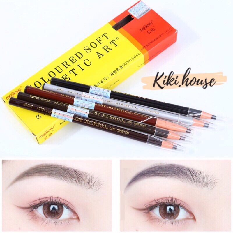 Chì Xé Kẻ Mày Coloured Soft Cosmetic Art Eyebrow chống thấm nước ko trôi