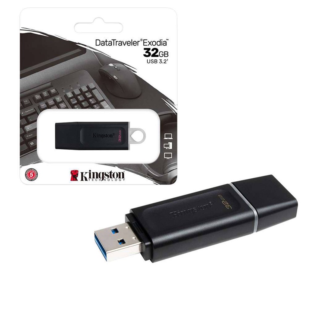 Usb 3.2 Kingston DTX nắp đậy 128Gb DataTraveler Exodia chính hãng [BH 2 năm]