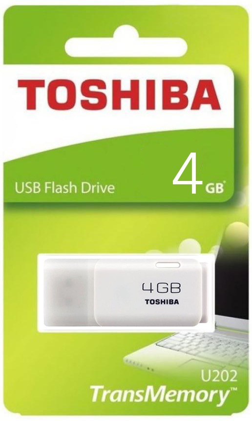 USB 4Gb Toshiba U202 nhựa 2.0 [BH 1 năm]