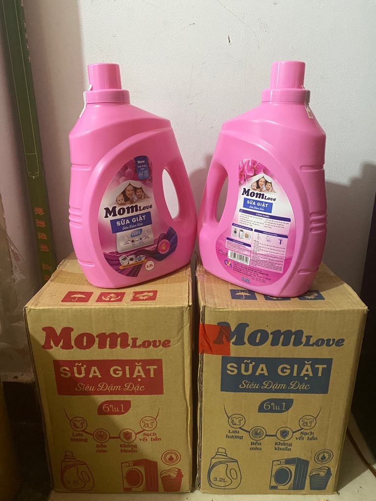 Nước giặt Monlove 6IN1 CAN 3.2 LÍT sử dụng được cho máy giặt và giặt tay siêu thơm