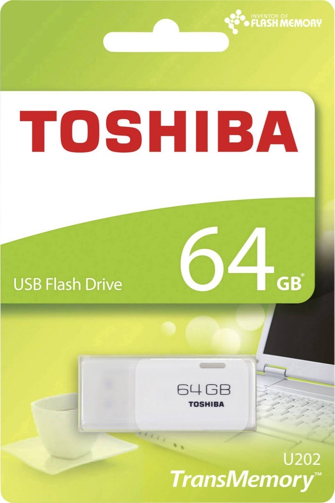 USB 64Gb Toshiba U202 nhựa 2.0 [BH 1 năm]