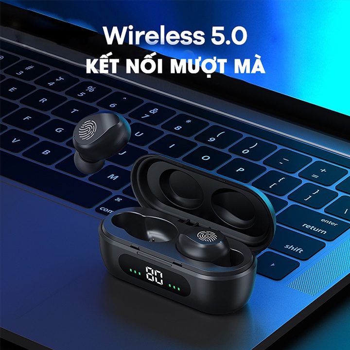 Tai nghe bluetooth REMAX TWS-41 kiểu dáng airpods có đế sạc chính hãng [BH 1 năm]