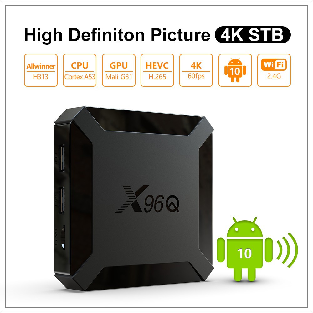 Android tivi box X96Q 2Gb [BH 6 tháng]