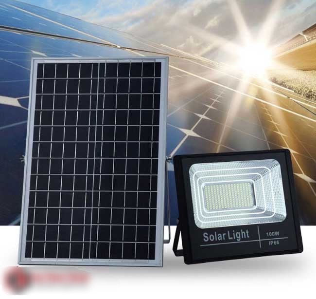 Đèn pha led năng lượng mặt trời IP67 500w H12 Solar Light [BH 6 tháng]