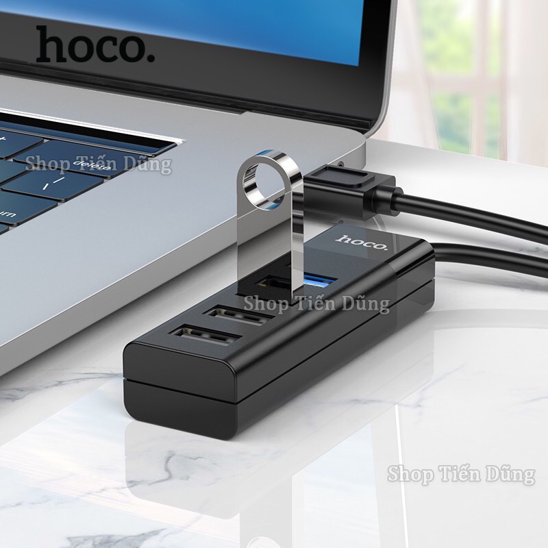 Cáp chuyển cổng USB HOCO HB25 {For USB-A} ra usb 3.0 vs 3 usb 2.0 (hub usb) chính hãng [BH 1 năm]