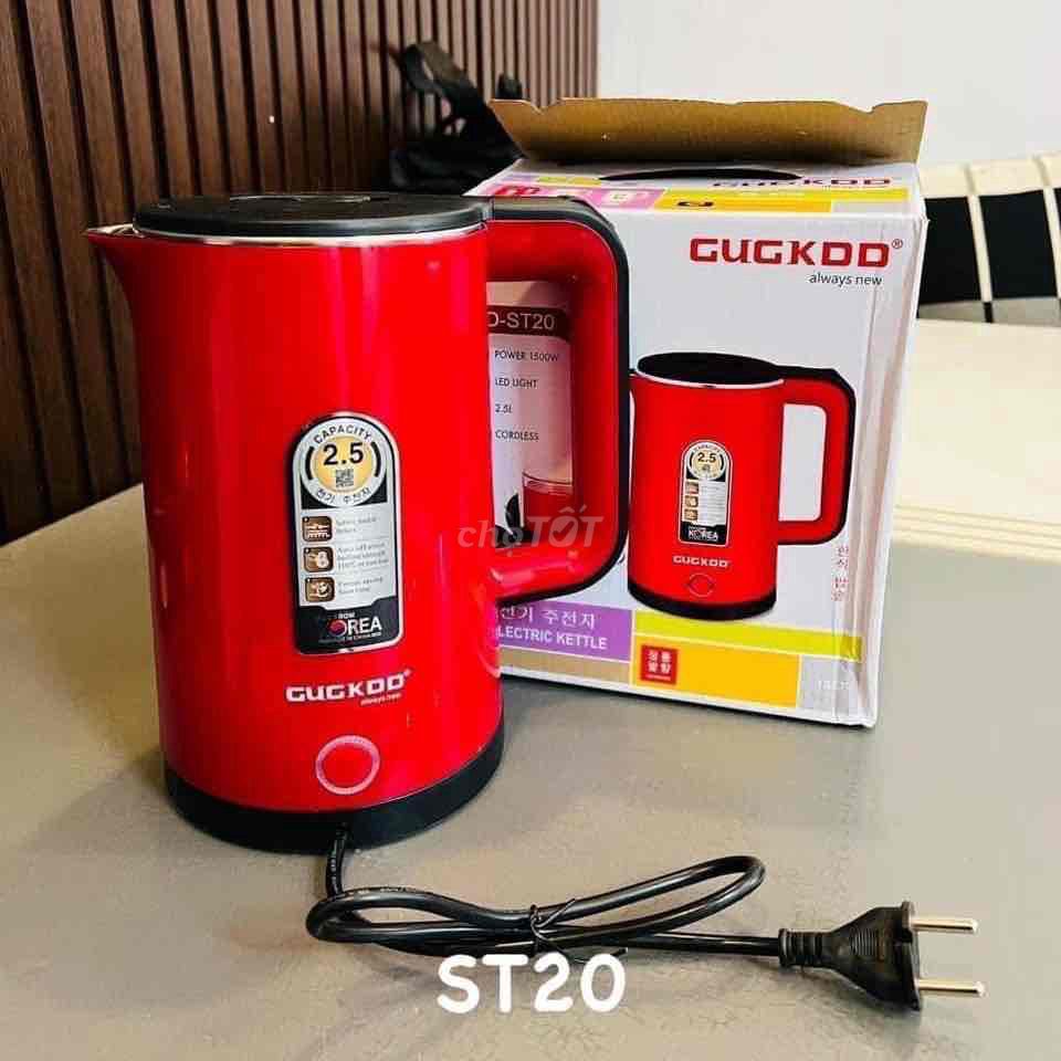 Ấm đun nước siêu tốc 2500ml CUCKDD ST20 chính hãng [BH 1 tháng]