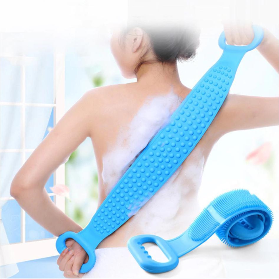 Dây Chà Lưng Tắm 2 mặt Bằng Silicone