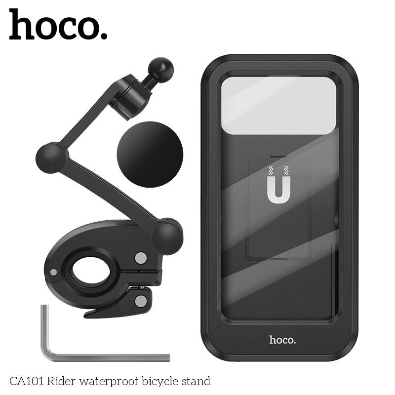 Giá đỡ điện thoại chống nước Hoco CA101 cho xe máy xe đạp chính hãng [BH 1 NĂM]